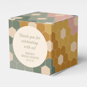 Caixinha De Lembrancinhas Chá de panela Personalizado Da Earthy Boho Vintage