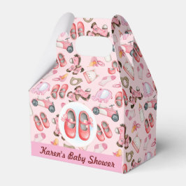 Caixinha De Lembrancinhas Chá Personalizado de Menina