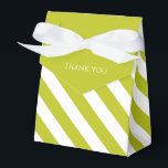 Caixinha De Lembrancinhas Chartreuse Listrado<br><div class="desc">Caixas de presente Chartreuse listradas fofas para ocasiões.</div>