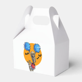 Caixinha De Lembrancinhas Cheerhead Skeleton Halloween Cheer Mãe Meninas Wo