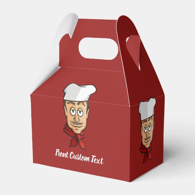Caixinha De Lembrancinhas Chef (Frente)