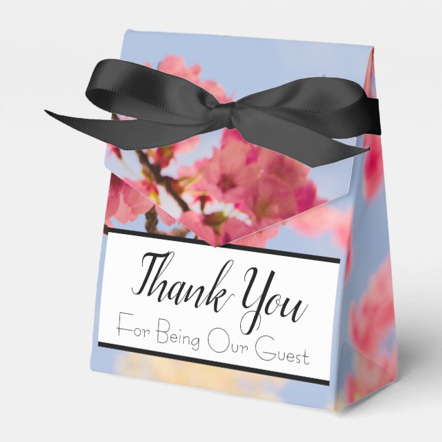 Caixinha De Lembrancinhas Cherry Blossom Favor Box (Frente)