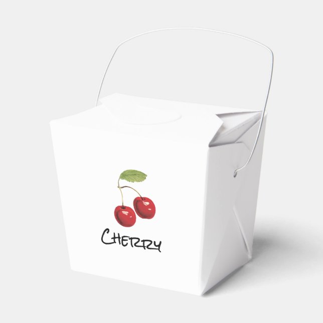 Caixinha De Lembrancinhas Cherry ❤️ cerise BOX (Frente)