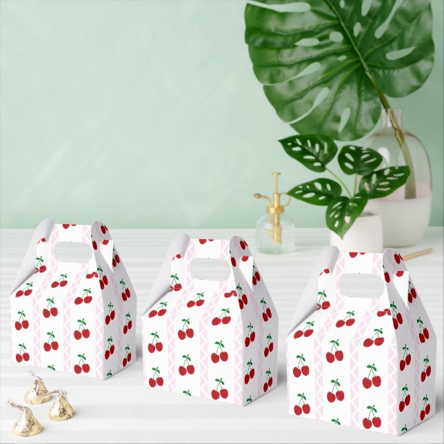 Caixinha De Lembrancinhas Cherry Sweet Birthday (Múltiplo)