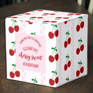 Caixinha De Lembrancinhas Cherry Sweet Birthday