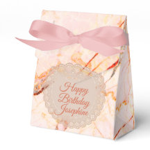 Chic Rosa Marble Personalizado