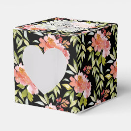 Caixinha De Lembrancinhas Chic Vermelho Flores Verde Bridal Shower