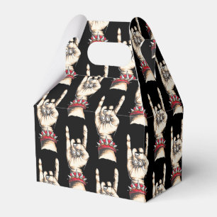 Caixinha De Lembrancinhas Chifres Pretos Para Cima