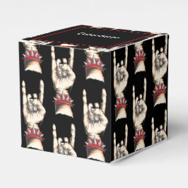 Caixinha De Lembrancinhas Chifres Pretos Personalizados