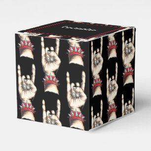 Caixinha De Lembrancinhas Chifres Pretos Personalizados