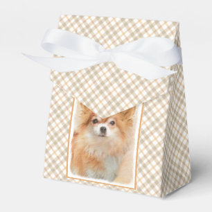 Caixinha De Lembrancinhas Chihuahua Pintura De Cachorro De Cabelo Longo