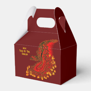 Caixinha De Lembrancinhas China Dragon, 2024 Ano Do Dragão