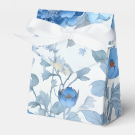 Caixinha De Lembrancinhas Chinoiserie Blue Wild Flower Box