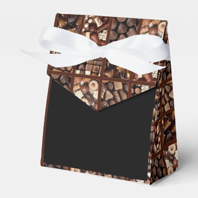 Caixinha De Lembrancinhas chocolate (Frente)