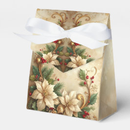 Caixinha De Lembrancinhas Christmas Floral Holiday Gift Box