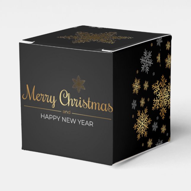 Caixinha De Lembrancinhas Christmas Merry Christmas Favor Gift Box (Frente)
