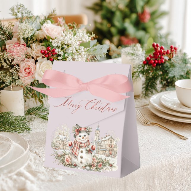 Caixinha De Lembrancinhas Christmas snowman (Criador carregado)