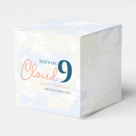 Caixinha De Lembrancinhas Chuva de Amor Pastel Chic Festa de Noivado Nuvem 9