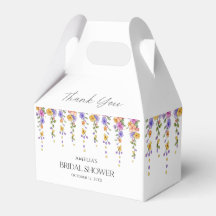 Chuva de Noiva Floral Botânica Aquarela 