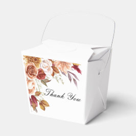 CAIXINHA DE LEMBRANCINHAS CHUVA ROMÂNTICA DE CORES DE OUTONO BRIDAL SHOWER