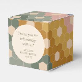 Caixinha De Lembrancinhas Chuveiro de Noiva Vintage Boho Terroso Agradecimen