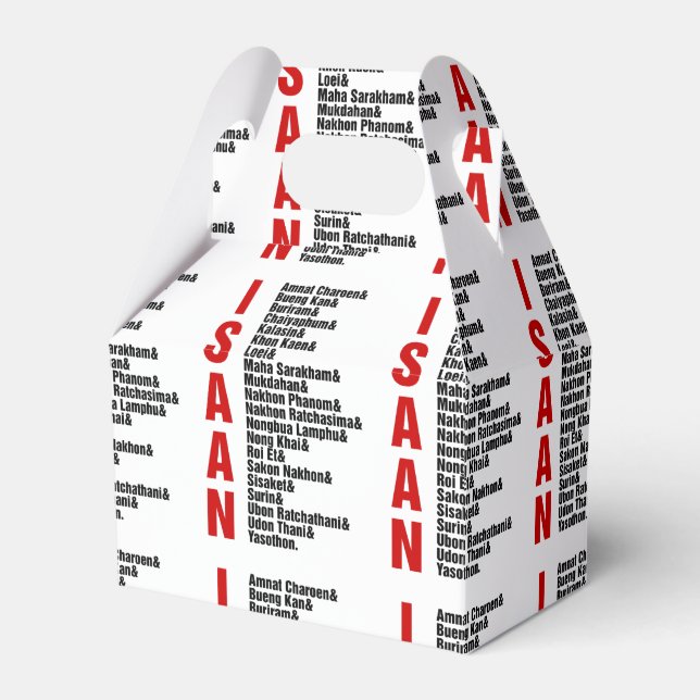 Caixinha De Lembrancinhas Cidades de Isaan, Tailândia (Frente)