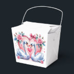 Caixinha De Lembrancinhas Cisnes<br><div class="desc">Os cisnes são amplamente reconhecidos como símbolos de graça,  beleza,  amor,  lealdade e pureza. Eles também representam transformação,  sabedoria e até realeza.</div>