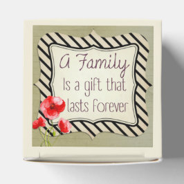 Caixinha De Lembrancinhas Citação Inspiradora da Família
