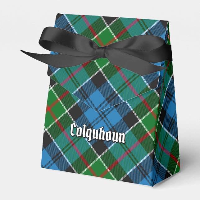 Caixinha De Lembrancinhas Clan Colquhoun Tartan (Frente)