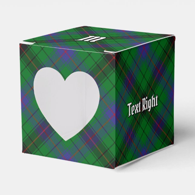 Caixinha De Lembrancinhas Clan Davidson Tartan (Frente)