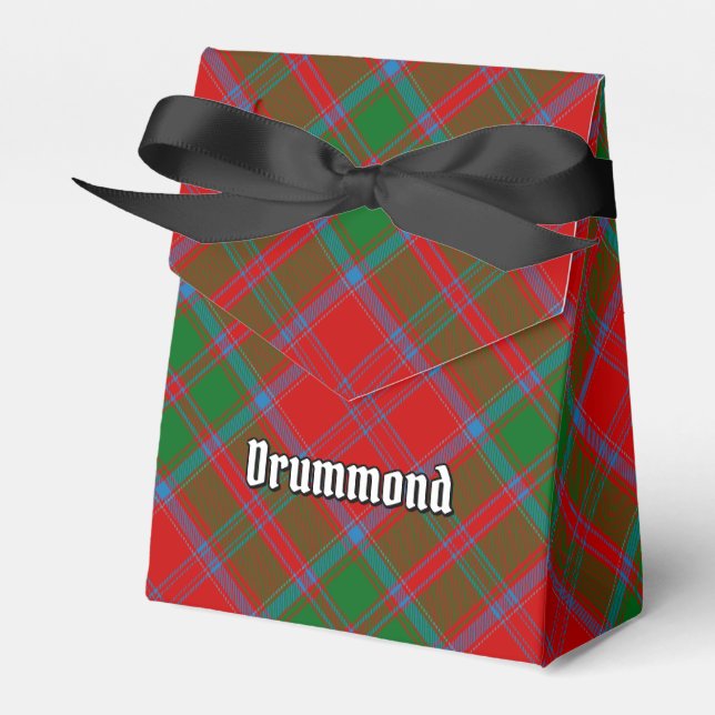 Caixinha De Lembrancinhas Clan Drummond Tartan (Frente)