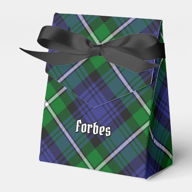 Caixinha De Lembrancinhas Clan Forbes Tartan (Frente)
