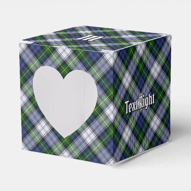 Caixinha De Lembrancinhas Clan Gordon Dress Tartan Favor Box (Frente)