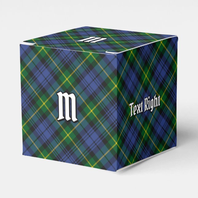 Caixinha De Lembrancinhas Clan Gordon Tartan Favor Box (Frente)