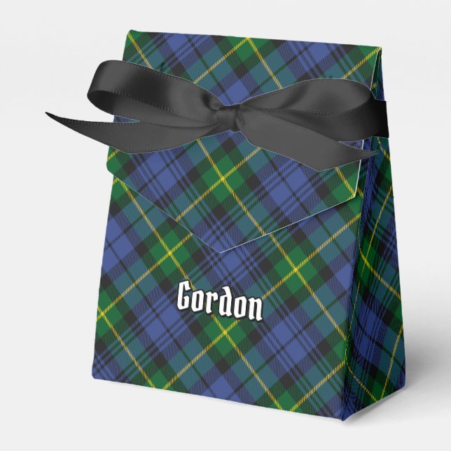 Caixinha De Lembrancinhas Clan Gordon Tartan Favor Box (Frente)