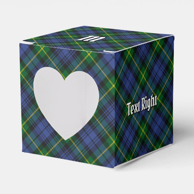 Caixinha De Lembrancinhas Clan Gordon Tartan Favor Box (Frente)