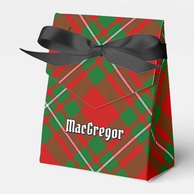 Caixinha De Lembrancinhas Clan Gregor Tartan Favor Box (Frente)