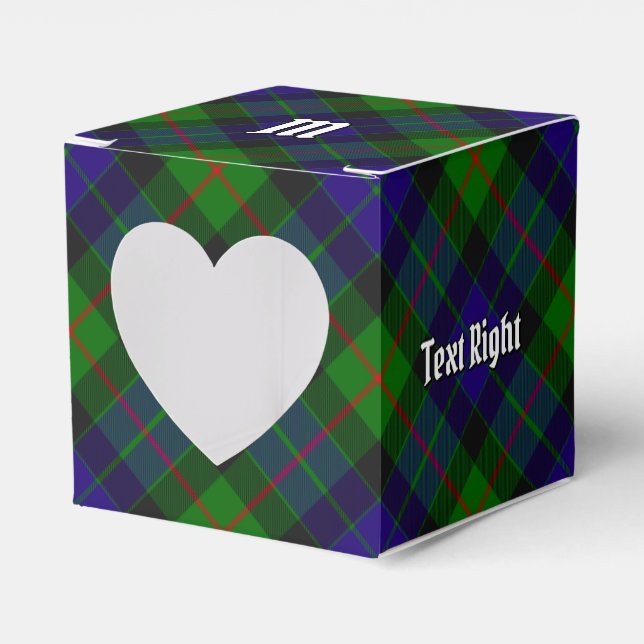 Caixinha De Lembrancinhas Clan Gunn Tartan Favor Box (Frente)