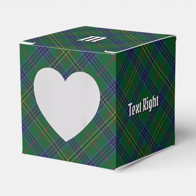Caixinha De Lembrancinhas Clan Kennedy Tartan (Frente)