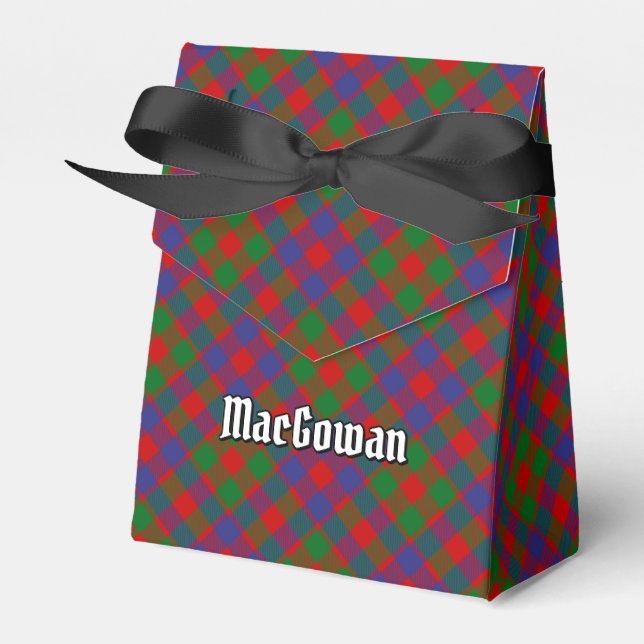 Caixinha De Lembrancinhas Clan MacGowan Tartan (Frente)