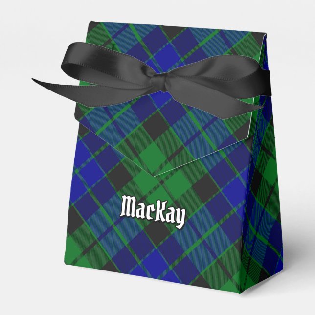 Caixinha De Lembrancinhas Clan MacKay Tartan (Frente)