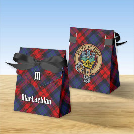 Caixinha De Lembrancinhas Clan MacLachlan Crest sobre Tartan