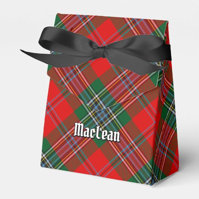 Caixinha De Lembrancinhas Clan MacLean Tartan (Frente)