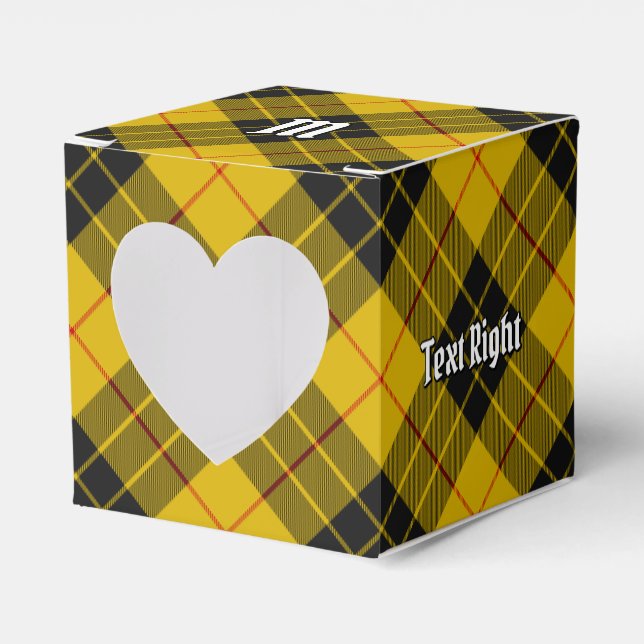 Caixinha De Lembrancinhas Clan Macleod de Lewis Tartan (Frente)