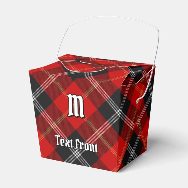 Caixinha De Lembrancinhas Clan Marjoribanks Tartan (Frente)