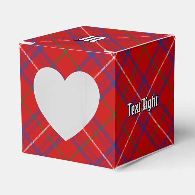 Caixinha De Lembrancinhas Clan Rosa Tartan (Frente)