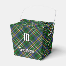 Caixinha De Lembrancinhas Clan Scott Green Tartan Favor Box