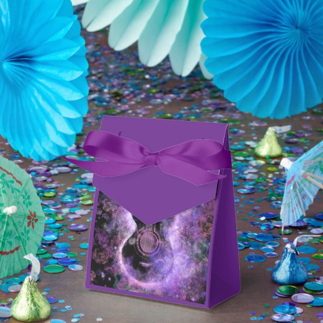 Caixinha De Lembrancinhas Classic Guitar Favor or Gift Boxes (Festa)