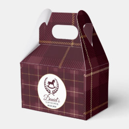 Caixinha De Lembrancinhas Classic Vintage Polo Horse Party Baby Shower