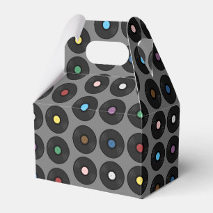 Caixinha De Lembrancinhas Clássico colorido do Vinil Record